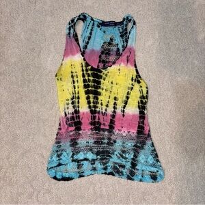 Ocean Drive Tie Dye Boho Tank Small